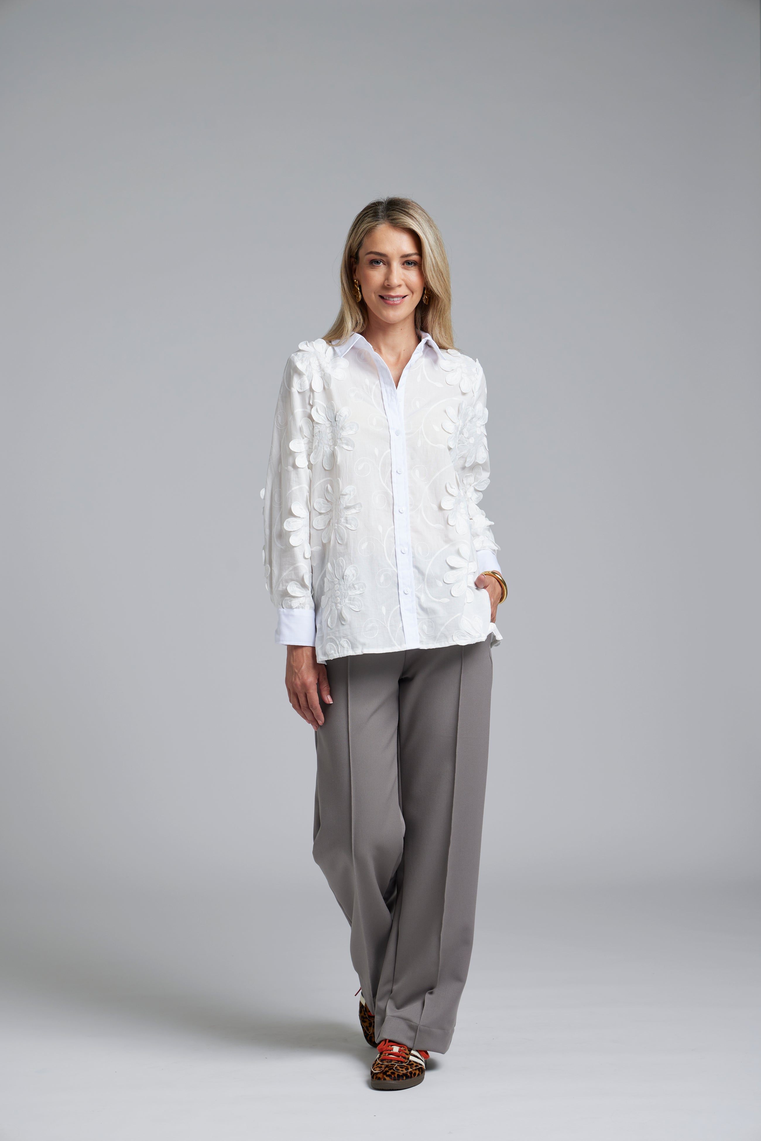 Nes Lux Shirt | White | By N-E-S