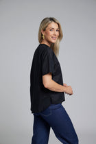 HALEY TEE | WOVEN COTTON | N-E-S