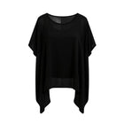 The NES Civita Top by N-E-S – a best-selling oversized chiffon top with split sides for versatile styling. Lightweight, effortless and NZ made.