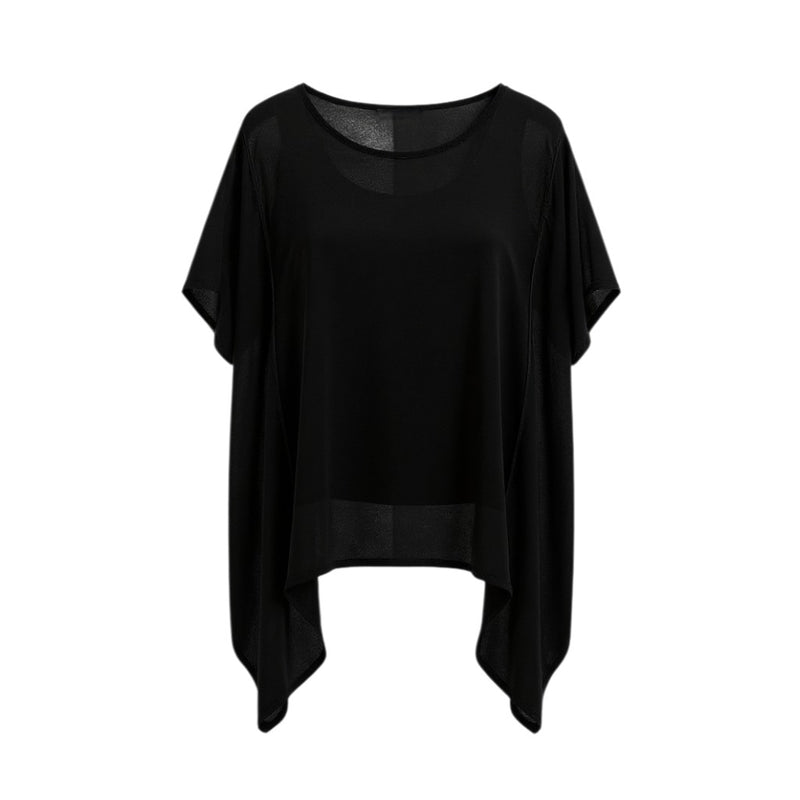 The NES Civita Top by N-E-S – a best-selling oversized chiffon top with split sides for versatile styling. Lightweight, effortless and NZ made.