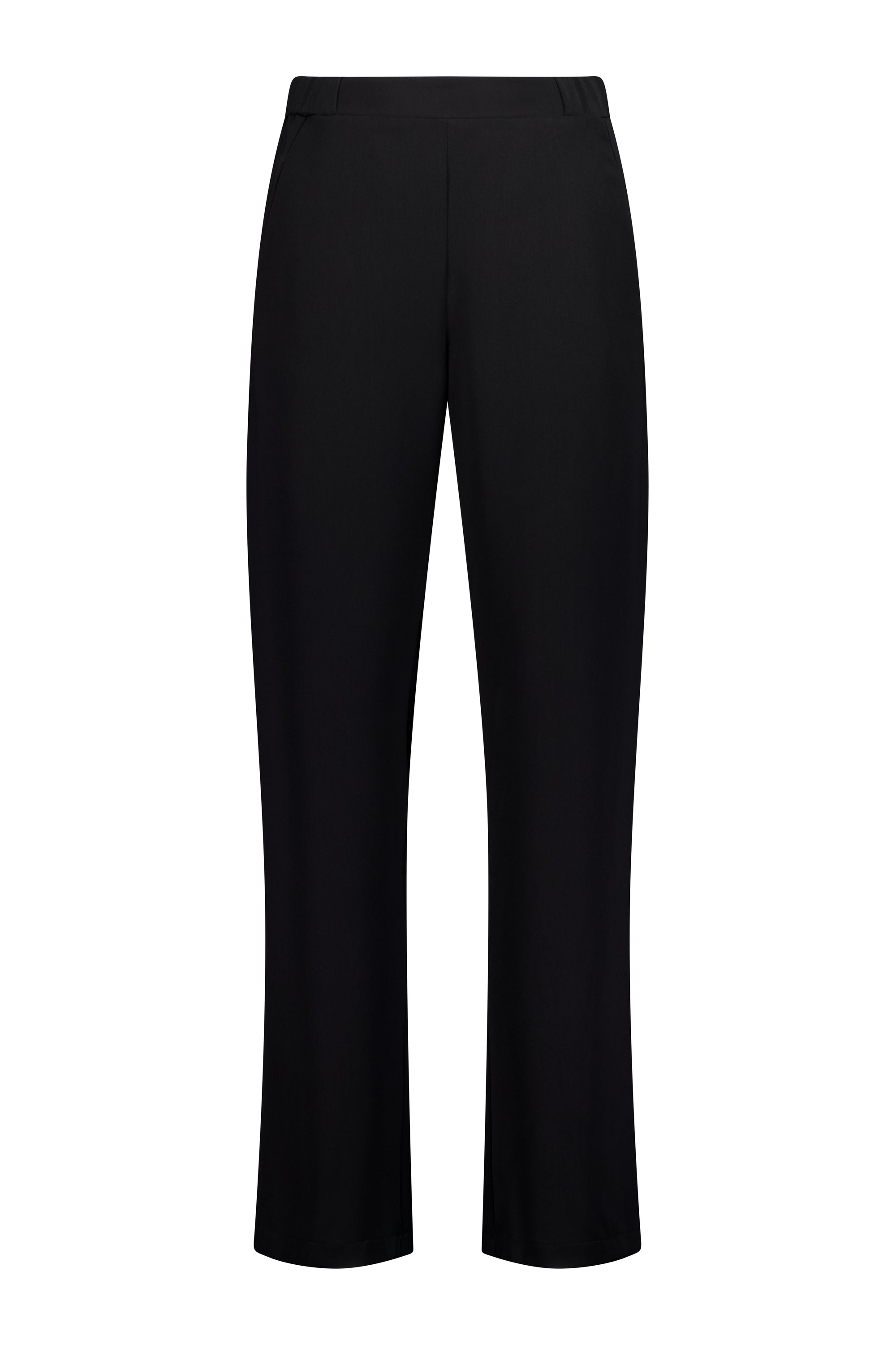 The NES Gin Pants by N-E-S – a best-selling classic with a flattering fit, flat front, elastic back and new piping detail. Breathable, timeless and NZ made.