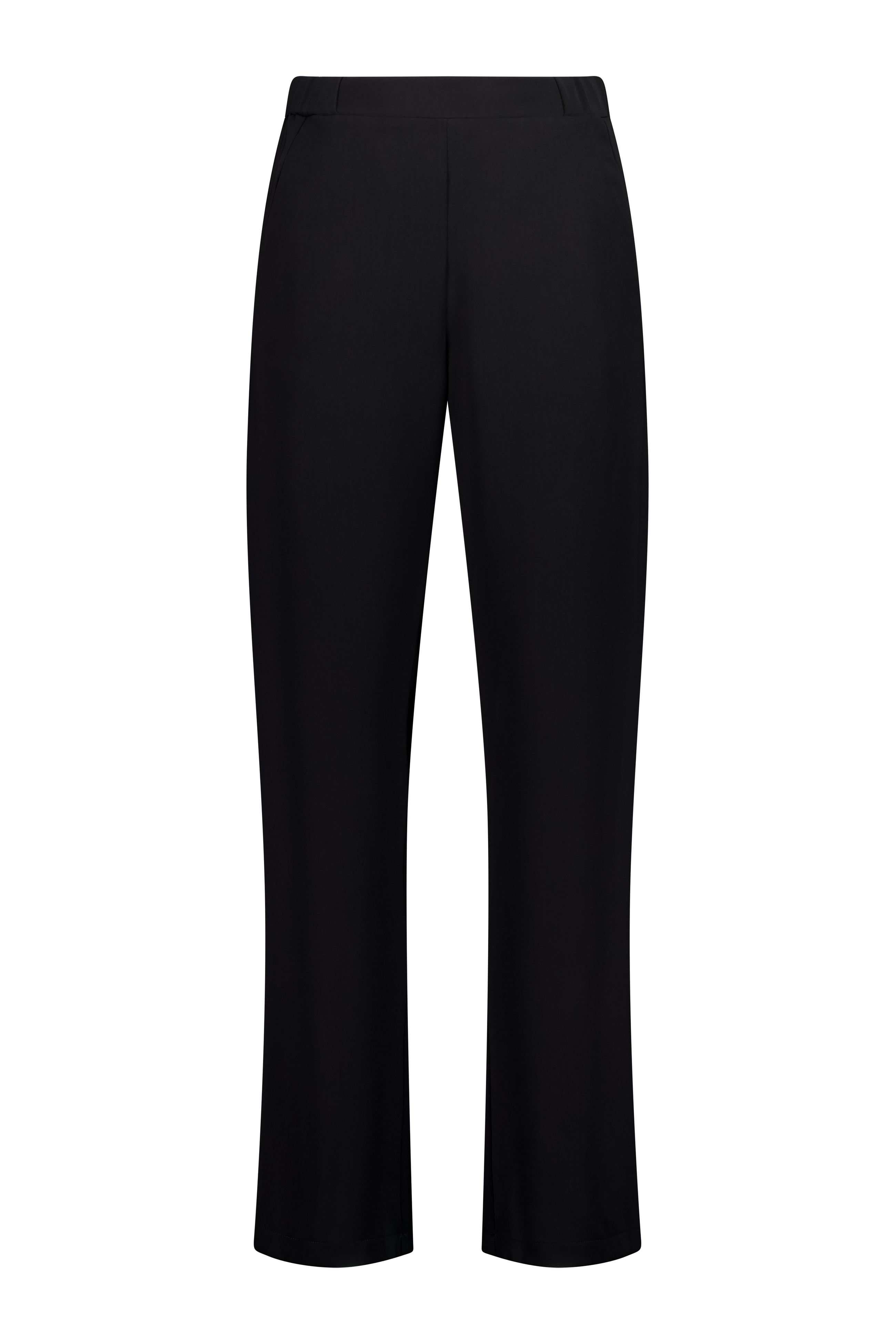 The NES Gin Pants by N-E-S – a best-selling classic with a flattering fit, flat front, elastic back and new piping detail. Breathable, timeless and NZ made.