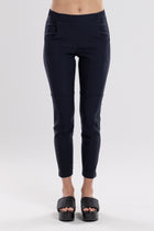 NES Section Pant is the perfect blend of style and comfort, featuring fabulous spliced detailing that adds a modern edge to your look. With a sleek flat front and an elasticated back, these pants offer a comfortable and flattering fit. Practical side pockets enhance the design, while the length finishes just above the ankle, creating a chic, tailored silhouette. Ideal for both casual and dressier occasions