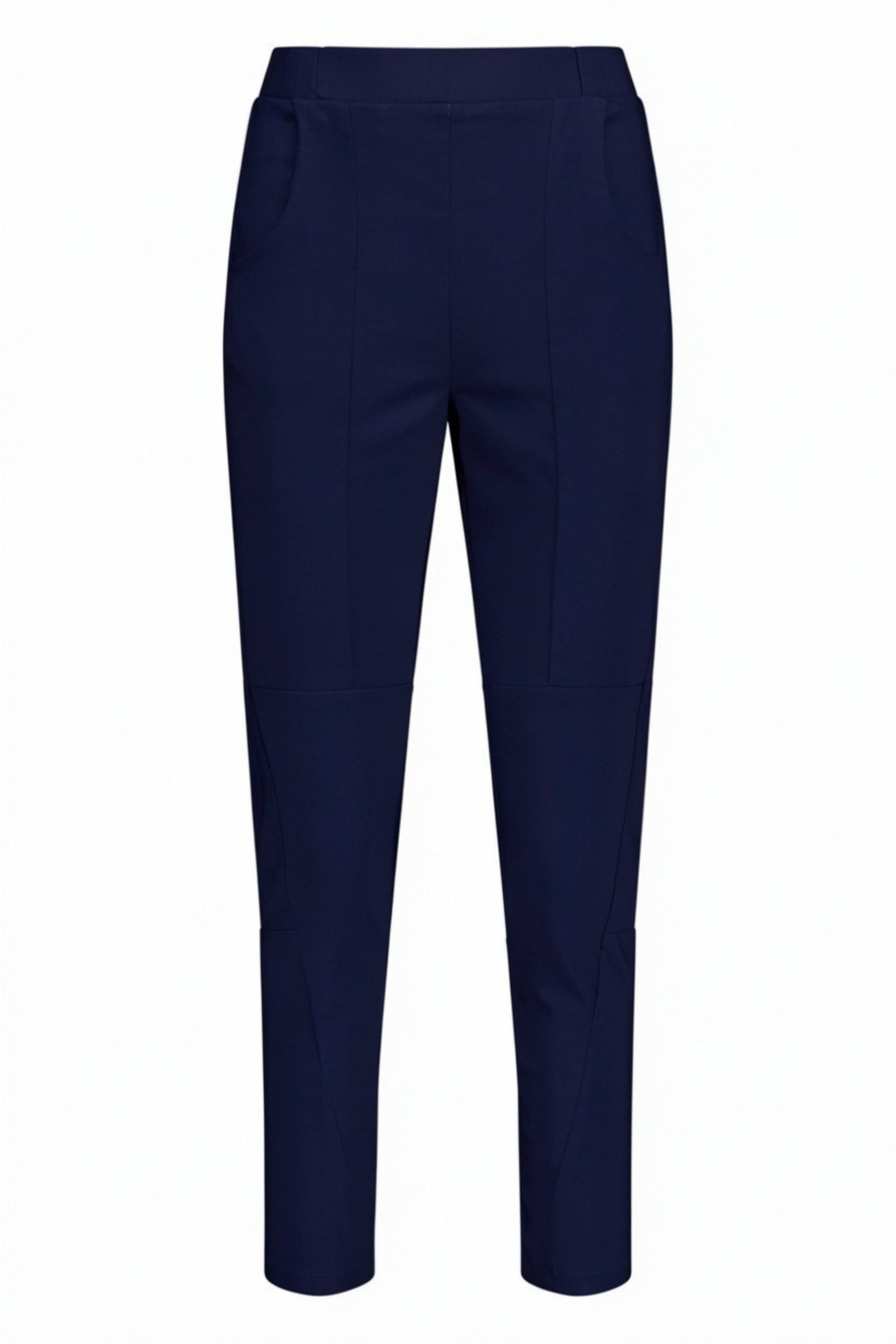 The NES Section Pant – a best-selling stretch pant with elastic waist and panel detail. Flattering, versatile and NZ made.