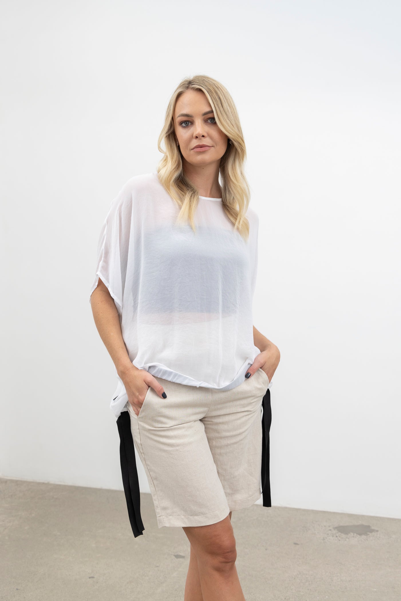 NES | GIN LINEN SHORT | NATURAL