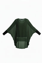 The N-E-S Virtue Tunic – a floaty, relaxed tunic with a scoop neck, curved hem and effortless drape. Perfect layered over a Lattice Singlet. NZ made.