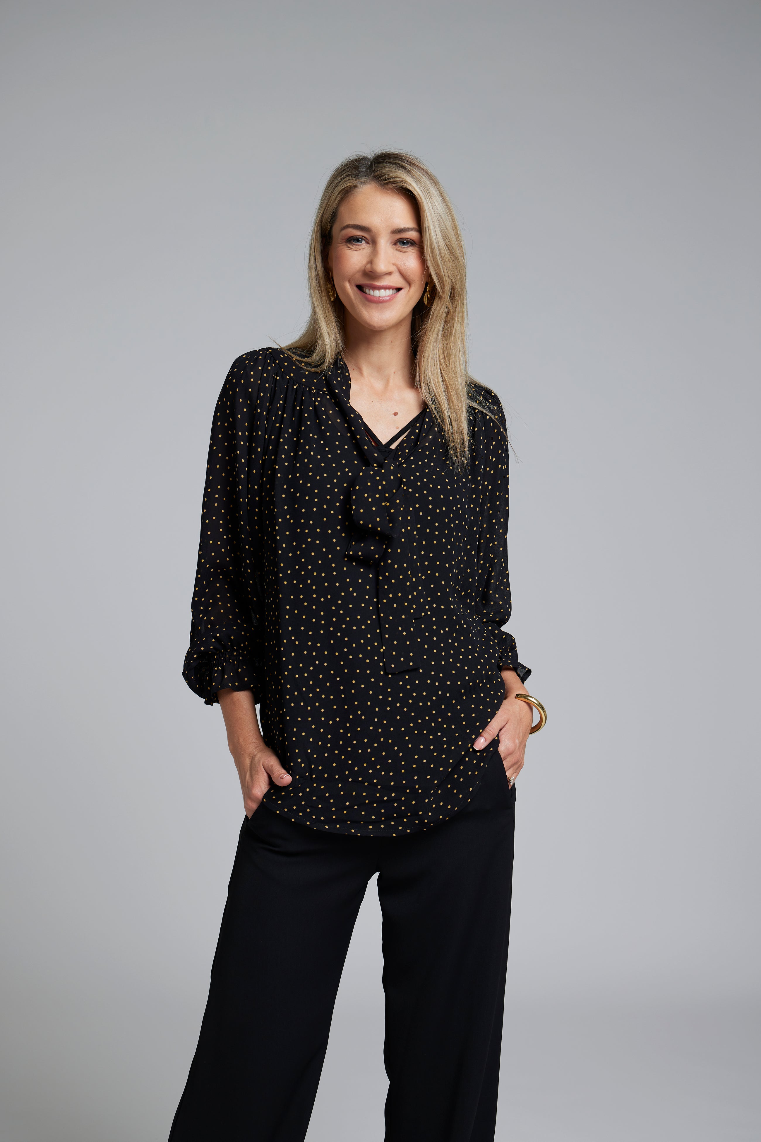 NES Esme Top | Polka Dot | by N-E-S