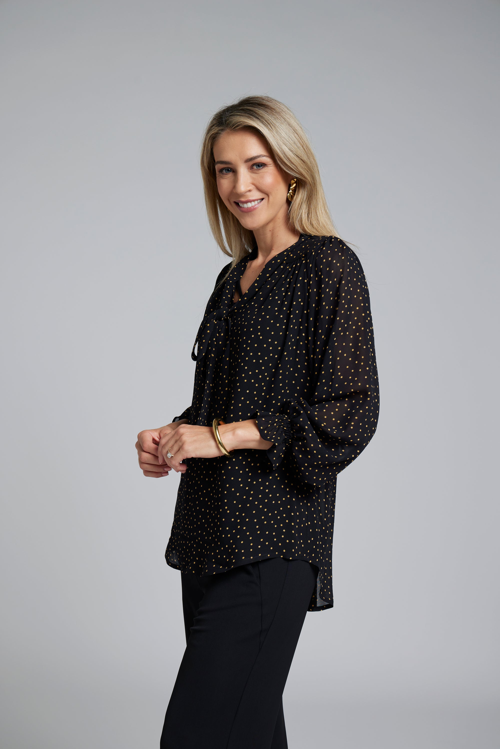 NES Esme Top | Polka Dot | by N-E-S