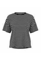 The NES Lee Tee Stripe – a relaxed striped tee with soft stretch, boxy fit and high-low hem. Easy, versatile and NZ made.