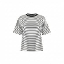 The NES Lee Tee Stripe – a relaxed striped tee with soft stretch, boxy fit and high-low hem. Easy, versatile and NZ made.