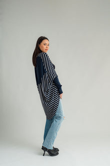 NES | MERINO CONTRAST VOLTAGE CARDI