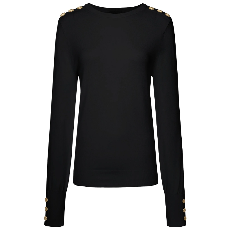 Nicki by Moke women’s fine gauge knit top in fresh 2026 tonal colours. Crafted from a soft 12 gauge yarn for a lightweight feel and smooth, polished drape, creating a flattering, best selling silhouette ideal for trans seasonal layering. Features statement gold button detailing at the sleeves and shoulders for a refined, elevated finish. An effortless everyday knit designed in New Zealand and loved season after season.