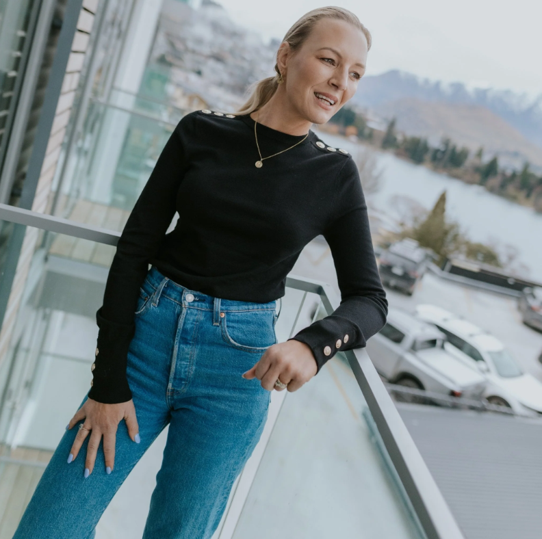 Nicki by Moke women’s fine gauge knit top in fresh 2026 tonal colours. Crafted from a soft 12 gauge yarn for a lightweight feel and smooth, polished drape, creating a flattering, best selling silhouette ideal for trans seasonal layering. Features statement gold button detailing at the sleeves and shoulders for a refined, elevated finish. An effortless everyday knit designed in New Zealand and loved season after season.