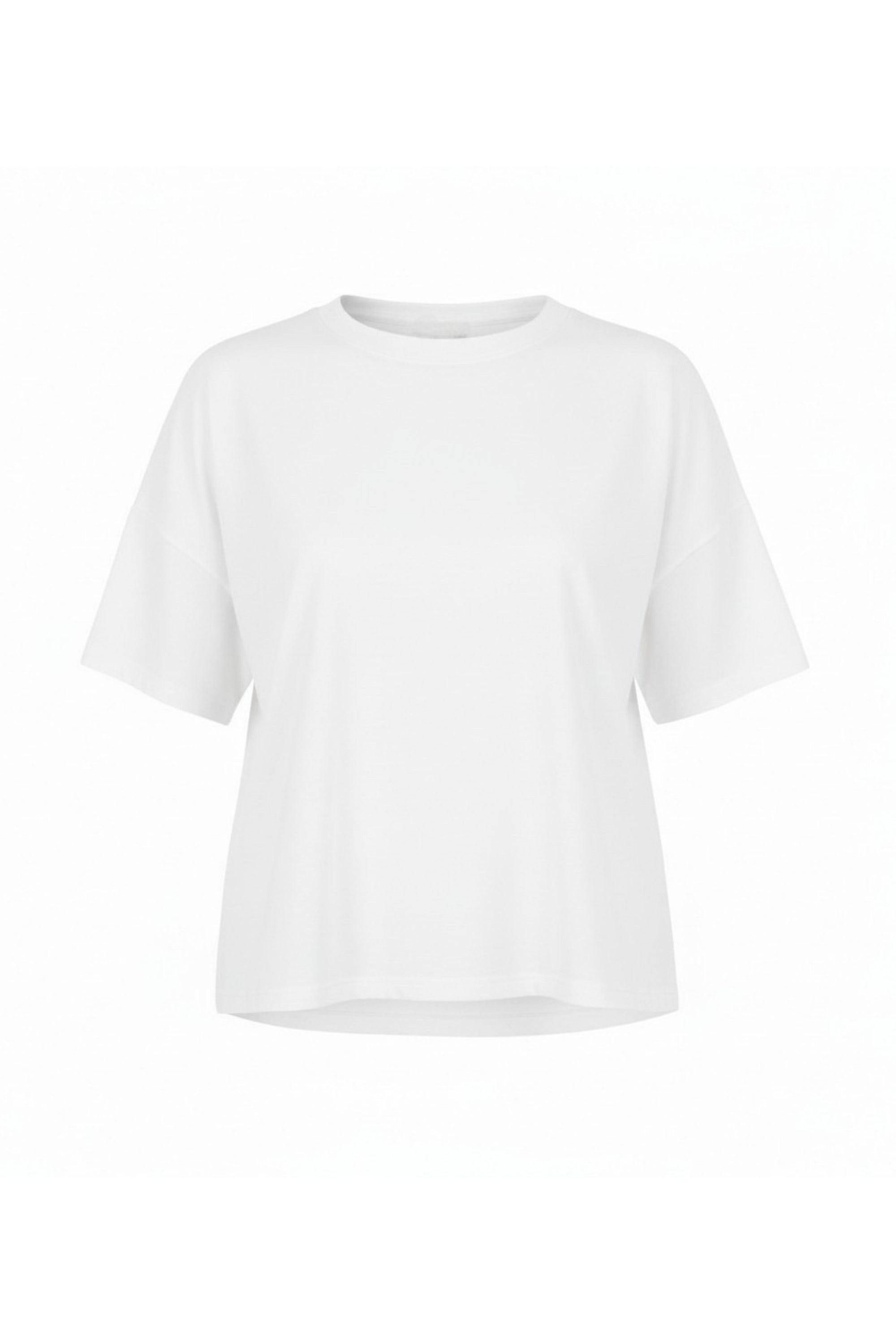The NES Lee Tee – an organic cotton tee with relaxed fit and high-low hem. Soft, breathable and designed for everyday wear. NZ made.