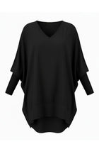 The NES Virtue Tunic by N-E-S – a floaty, relaxed tunic with a scoop neck, curved hem and effortless drape. Perfect layered over a Lattice Singlet. NZ made.