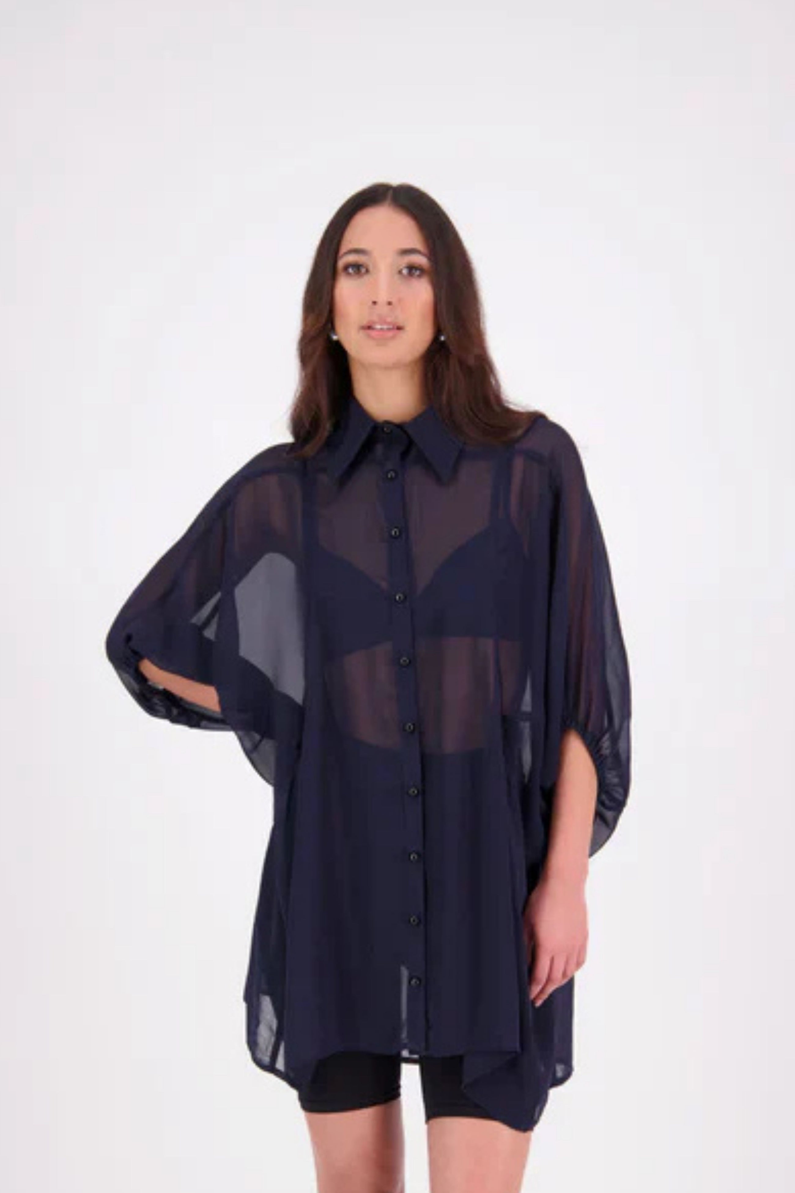 Oby Chiffon Shirt | N-E-S