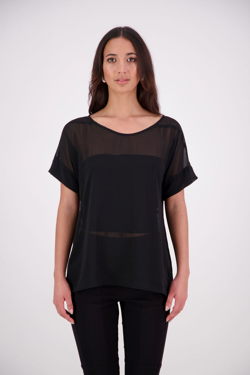 NES | REIGN TOP | BLACK, INK, ARTILLERY