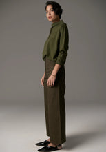 Load image into Gallery viewer, POL |  BEECH DRAWCORD KNIT | KHAKI (last one)
