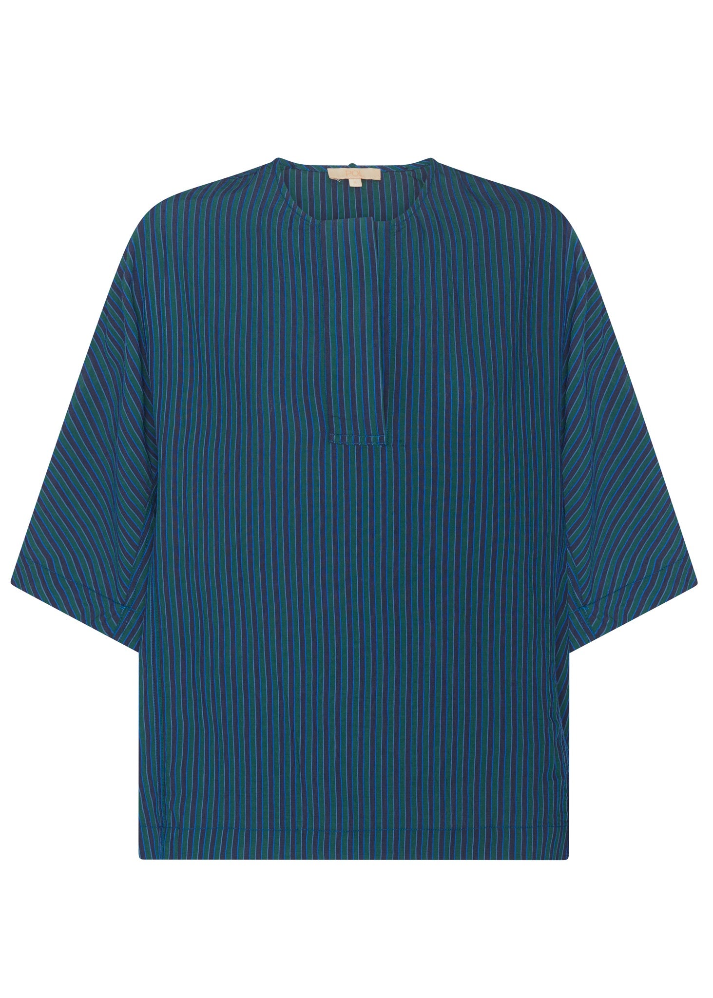 Made from a Linen and Cotton blend, the POL Sela Multi Striped Knit is back in a new colourway for Spring! This is the perfect lightweight, long-sleeved piece for layering in transseasonal weather.
-Round ribbed neckline - striped detailing.
-Raglan sleeves.
-Full length sleeves - ribbed cuffs.
-Classic fit - designed to sit close to the body.
-Ribbed hem