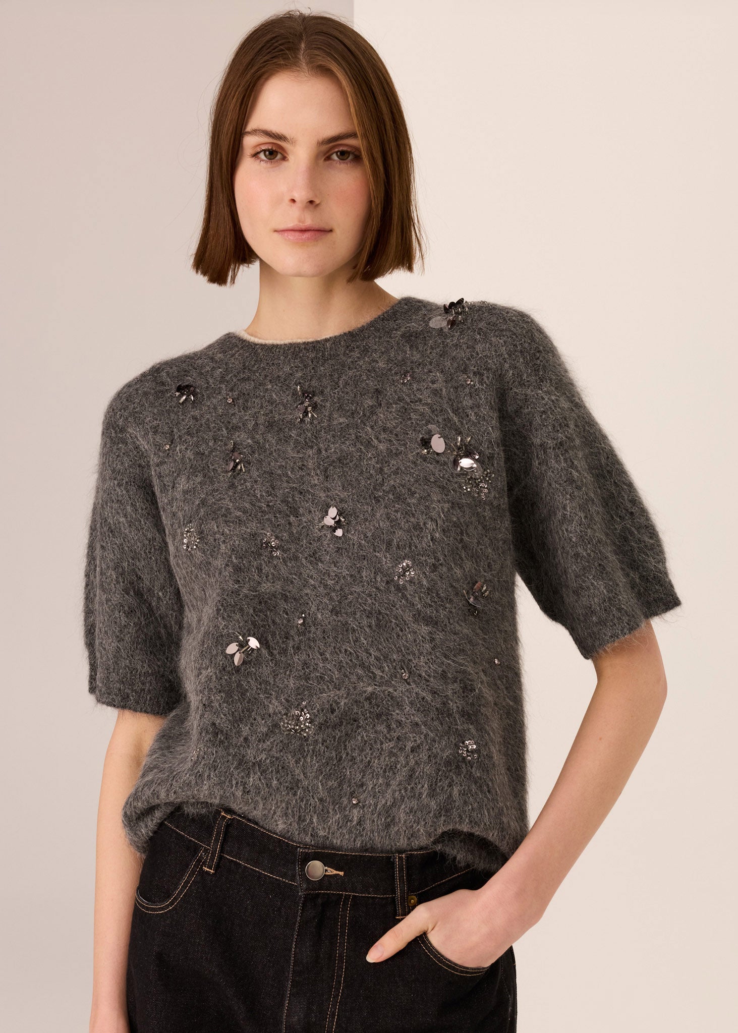 POL | HAVILAND BEADED KNIT TEE