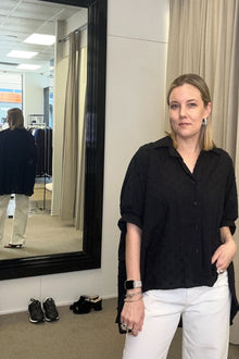 N-E-S | RYN SPOT SHIRT | black spot, pearl spot