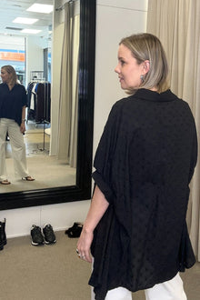 N-E-S | RYN SPOT SHIRT | black spot, pearl spot