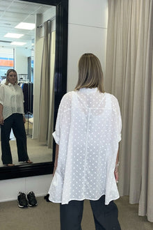 N-E-S | RYN SPOT SHIRT | black spot, pearl spot