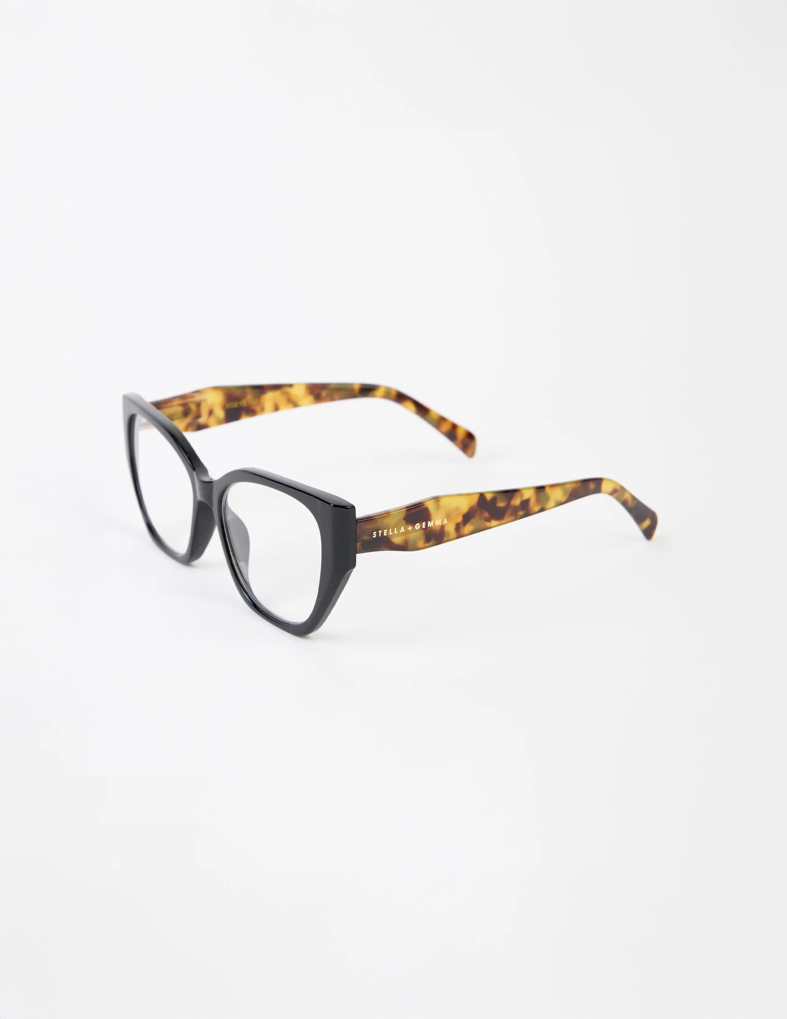 STELLA + GEMMA | BLAIRE READERS | BLACK - Polycarbonate with acrylic lens