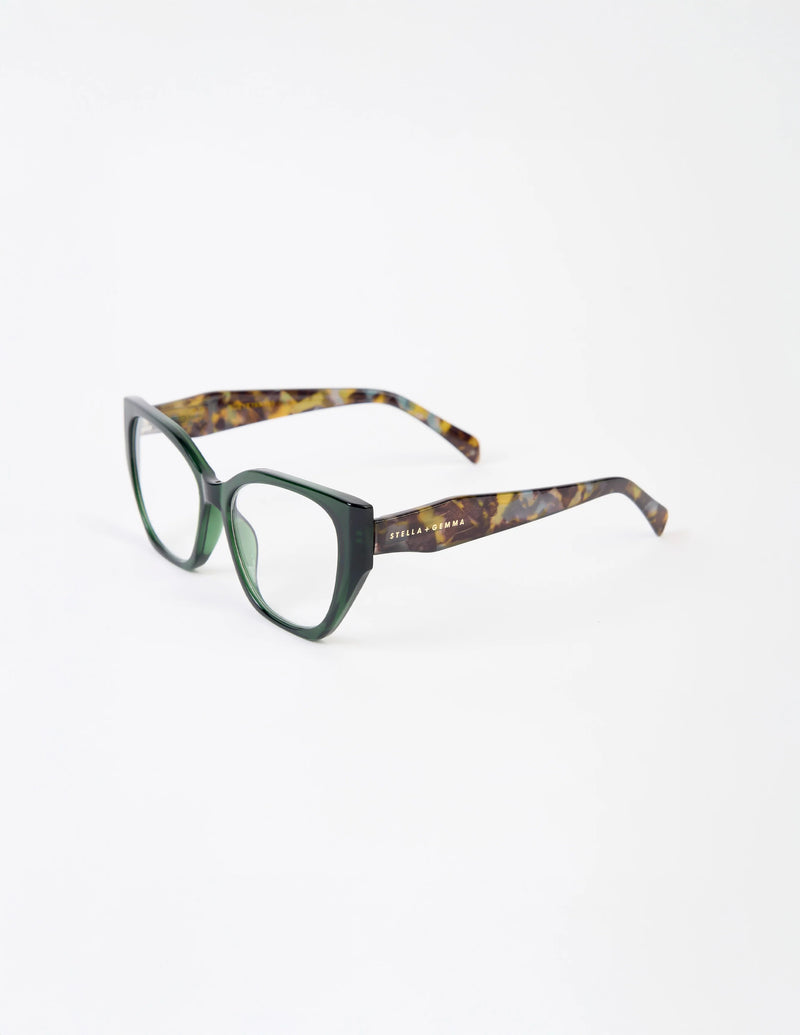 STELLA + GEMMA | BLAIRE READERS | EMERALD Polycarbonate with acrylic lens