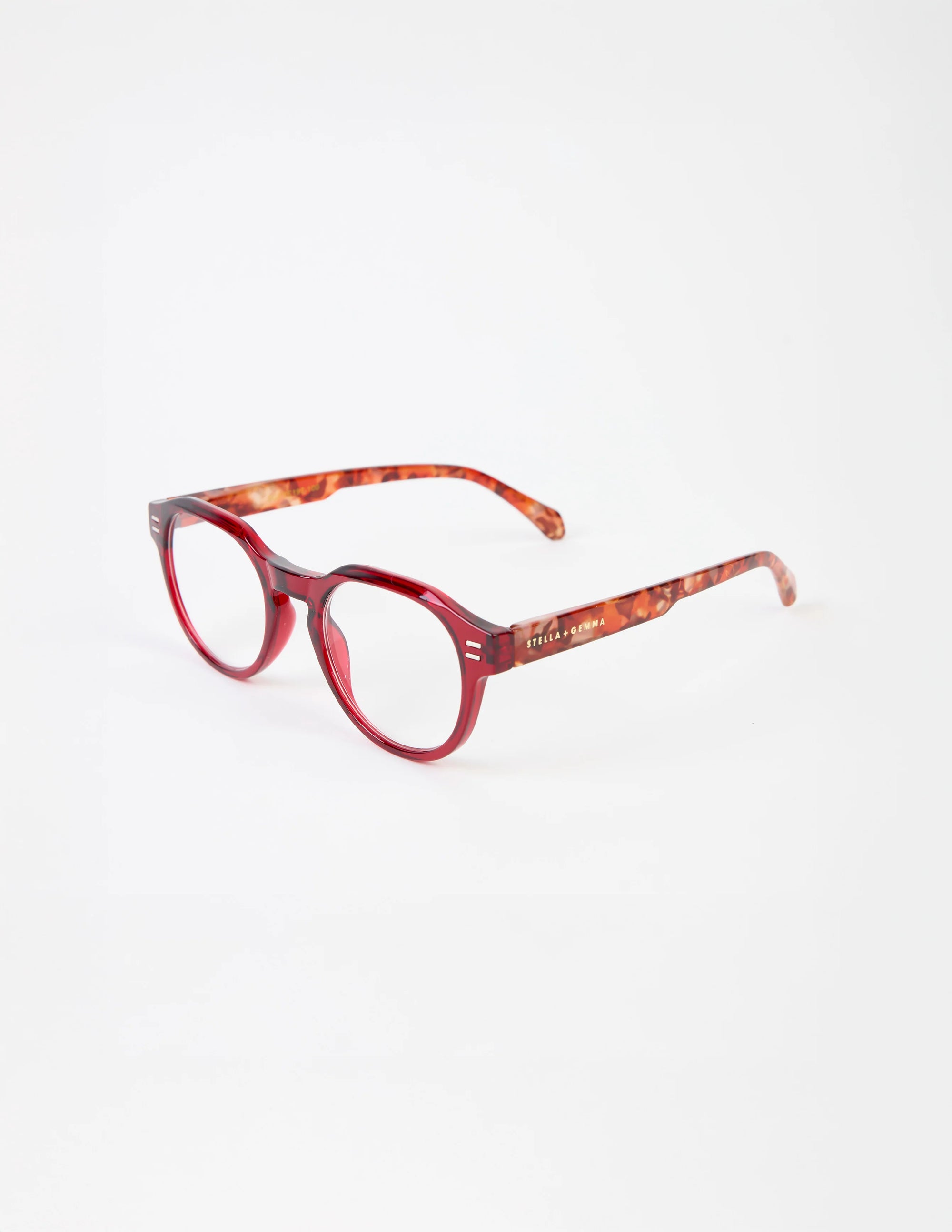 STELLA + GEMMA | GRACE READERS | RED - Polycarbonate with acrylic lens