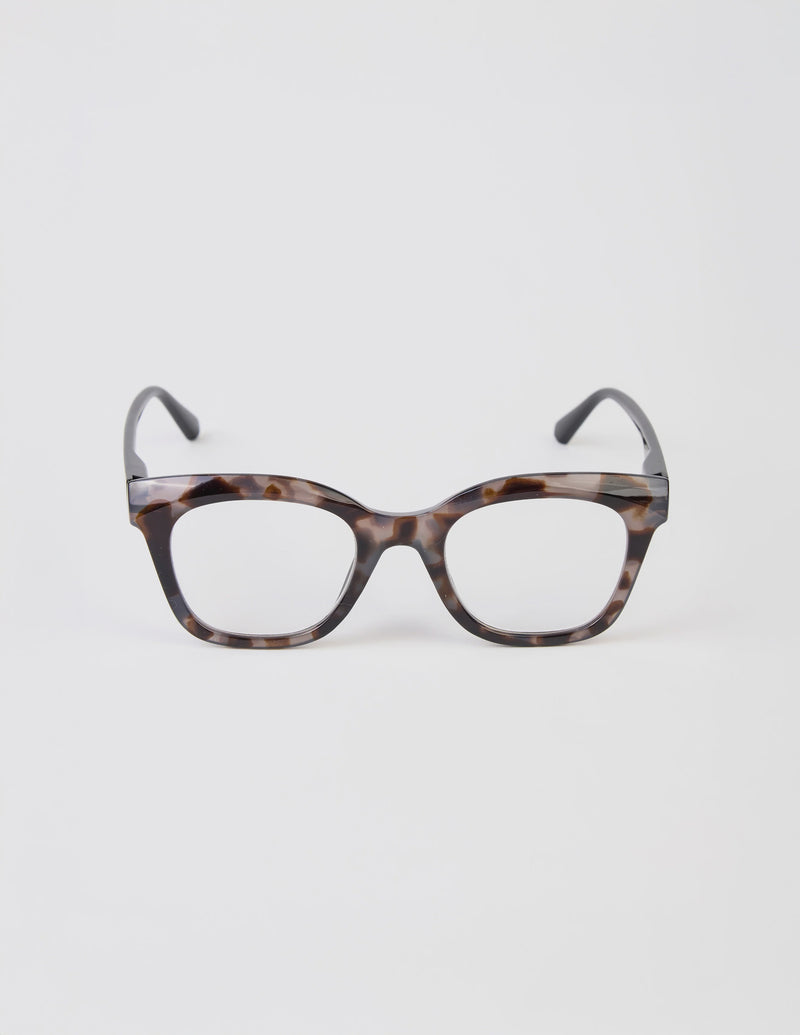 STELLA + GEMMA | CLEO READERS | BLK/TORT - Polycarbonate with acrylic lens