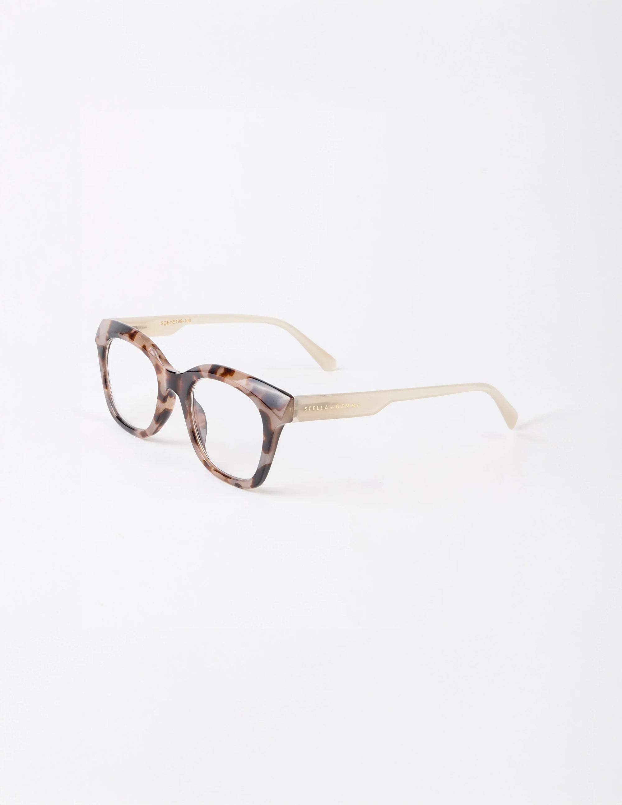 STELLA + GEMMA | CLEO READERS | CARAMEL/TORT - Polycarbonate with acrylic lens