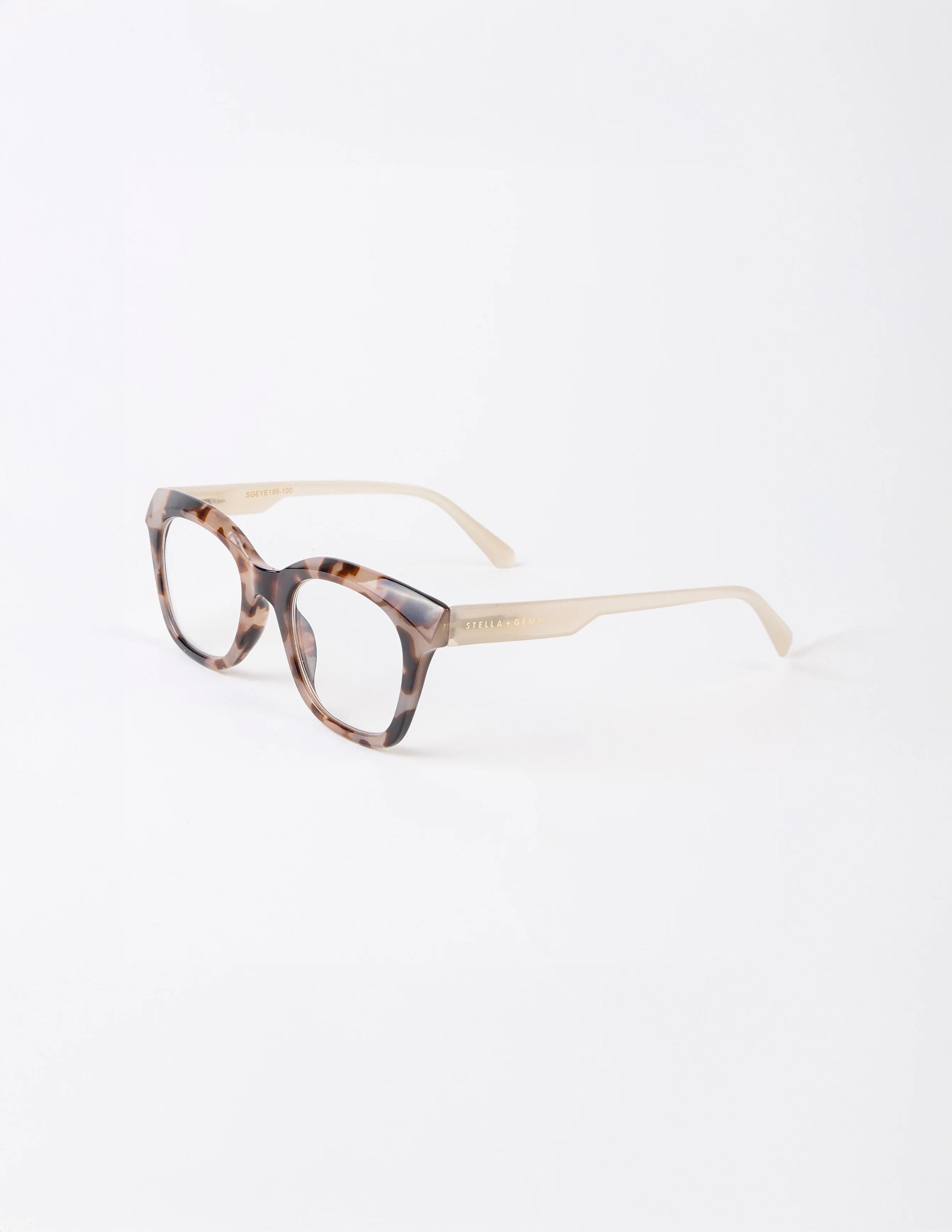 STELLA + GEMMA | CLEO READERS | CARAMEL/TORT - Polycarbonate with acrylic lens