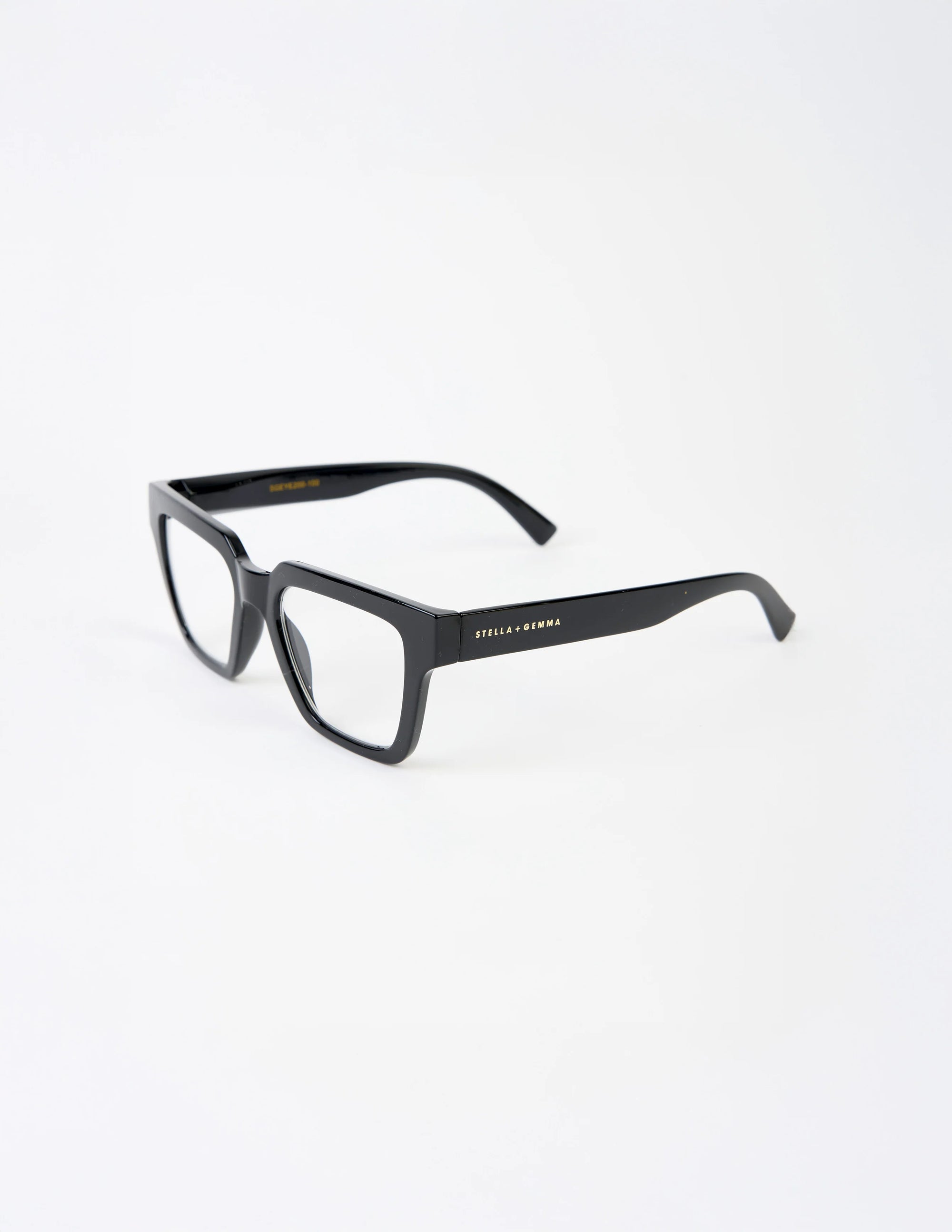 STELLA + GEMMA | AUDREY READERS | BLACK - Polycarbonate with acrylic lens