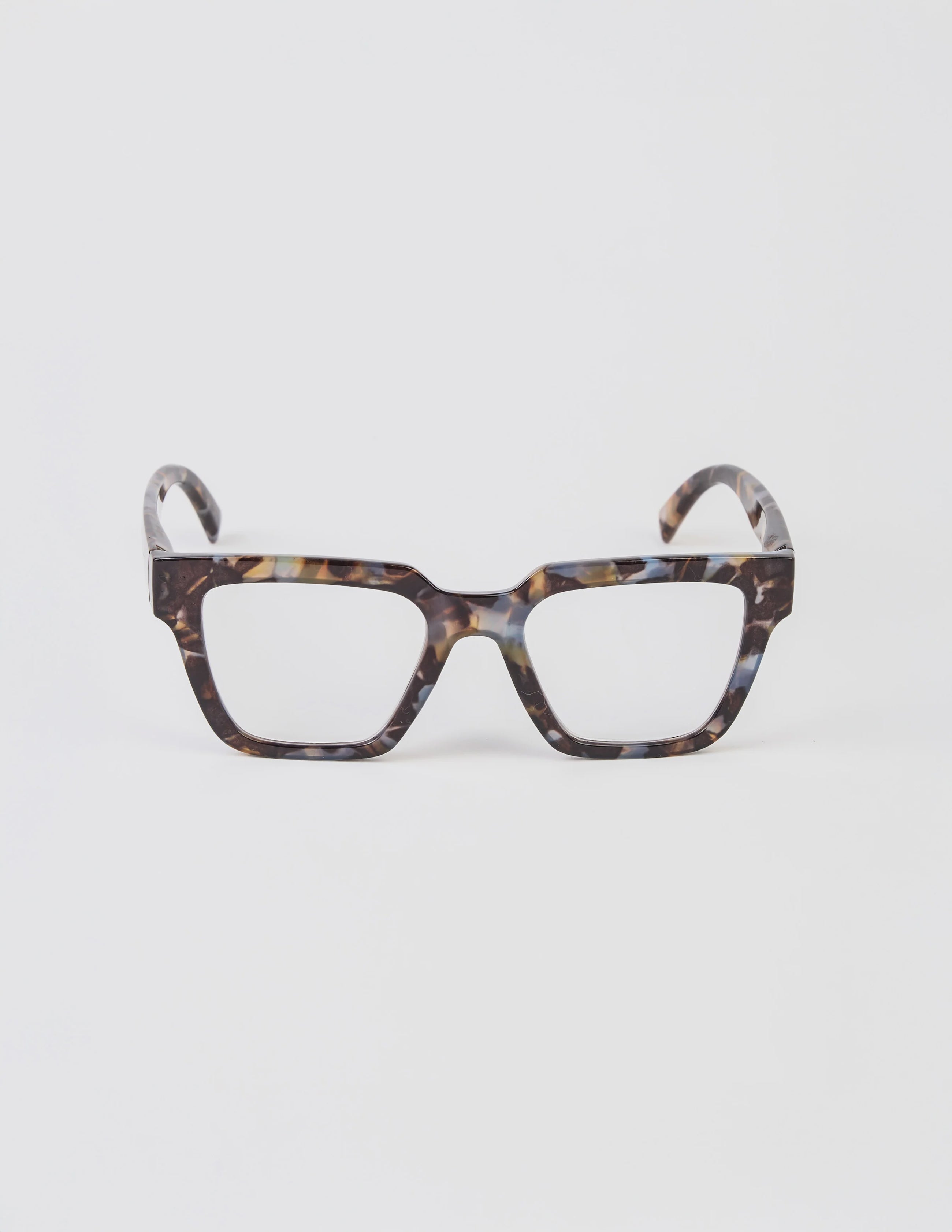 STELLA + GEMMA | AUDREY READERS | BLUE/TORT - Polycarbonate with acrylic lens