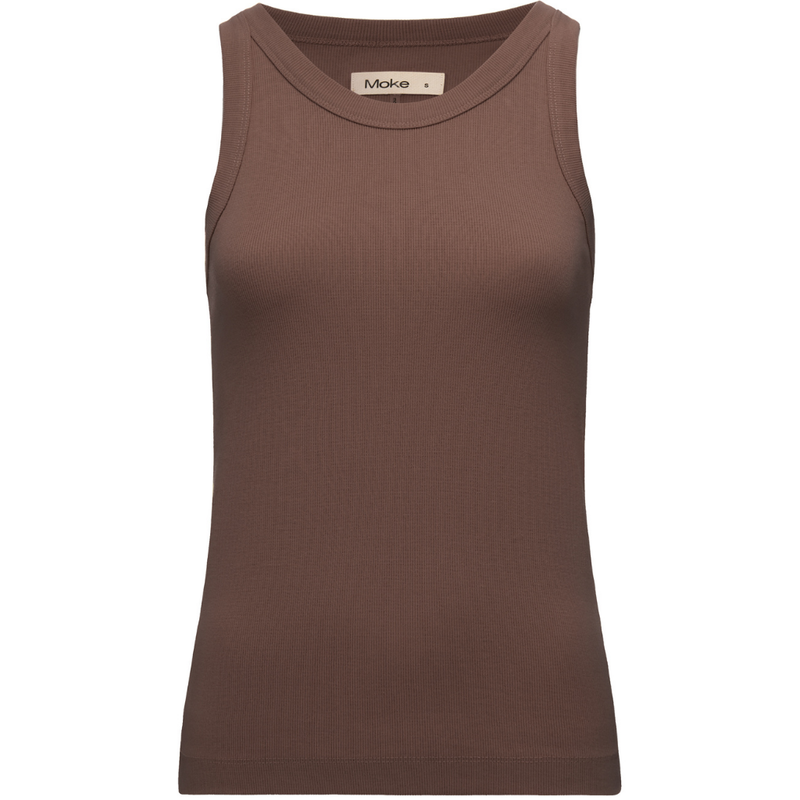 MOKE | EDE RIB TANK | black, cocoa