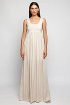 SWF Wide Singlet Dress. This sleeveless sundress features a scoop neckline and a flowing, gathered skirt.
95% Viscose 5% Spandex