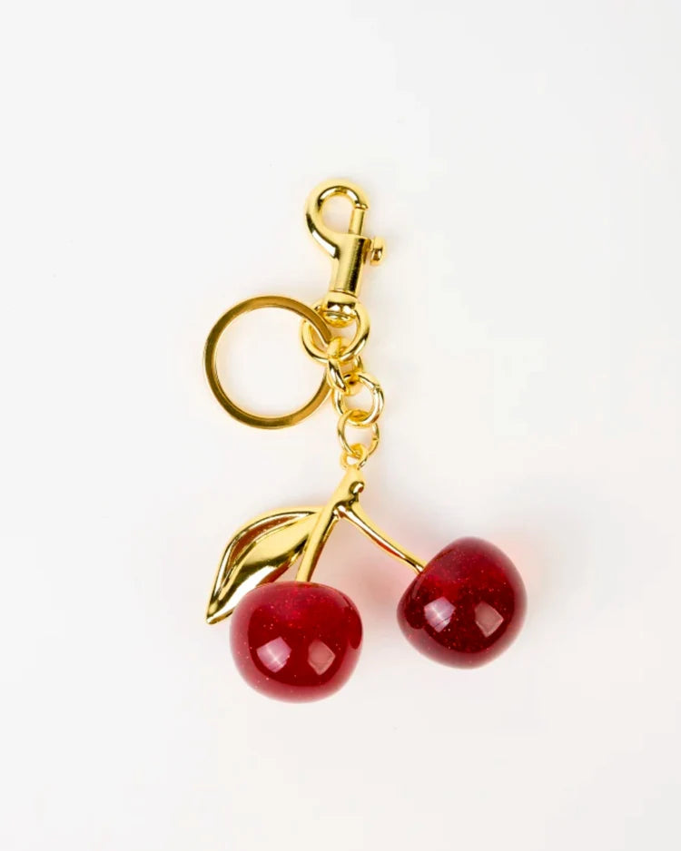 STELLA + GEMMA | KEY CHARM | RED CHERRIES