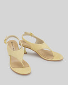 CHAOS &amp; HARMONY | ULTRA HEEL

Not for the faint-hearted, the ULTRA HEEL in Fluro Yellow is a bold icon in every sense. With its vibrant leather finish and signature sculpted heel, this standout style is made to turn heads and elevate even the simplest outfit with unapologetic confidence.

Fluro yellow leather sandal heel
Soft leather lined
Fluro yellow mould heel / Natural rubber outsole
65mm / 2.55 inch heel
Standard fit
We recommend a good leather/suede protectant to protect your shoes
Made in Donggua