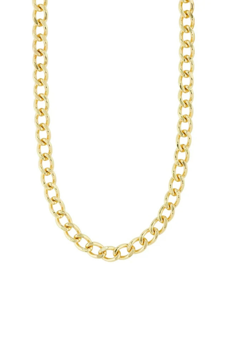 PILGRIM | CHARM RECYCLED CURB NECKLACE