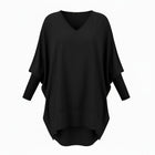 The N-E-S Virtue Tunic – a floaty, relaxed tunic with a scoop neck, curved hem and effortless drape. Perfect layered over a Lattice Singlet. NZ made.