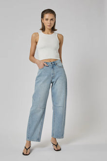 DRICOPER | ZELLA BARREL RODEO JEANS | rodeo blue, sunbleach