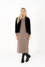 Load image into Gallery viewer, 
The Humidity Lifestyle Sabine Jacket is incredibly soft and cosy. This chic design features front patch pockets and is the perfect jacket to wear out for dinner. You can dress Sabine up or down.&nbsp;

Key features:

Elegant, soft and slightly fluffy jacket&nbsp;
Shorter style&nbsp;
Front patch pockets&nbsp;
Perfect for over dresses
