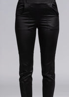 The Satin Section Pant is your go-to slightly more dressy NES essential, offering effortless style and unmatched comfort. With fabulous spliced detailing, this pant combines a sleek flat front with an elasticated back for the perfect fit. Side pockets provide practicality, while the 7/8 length and satin finish add an elevated touch to your look. Whether you're dressing up for a night out, office wear, or a special occasion, these versatile pants can easily be styled for any event. 
