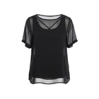 NES Charlie Top - Featuring a straight-across hem sleeves length above the elbow, flattering fit. Chiffon made in NZ
