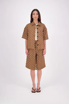 N-E-S | DEMI SHIRT | cinnamon spot
