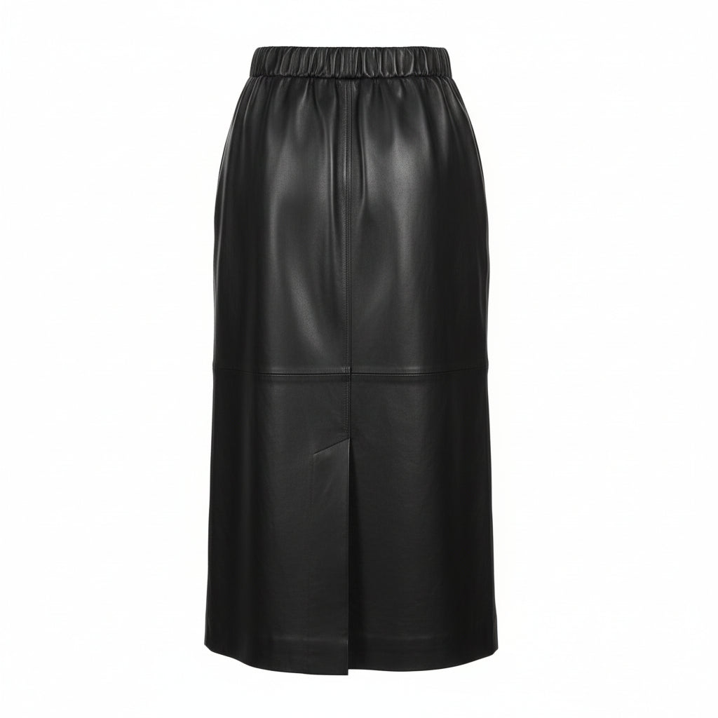 DEA THE LABEL |  VELOCITY LEATHER SKIRT | BLACK