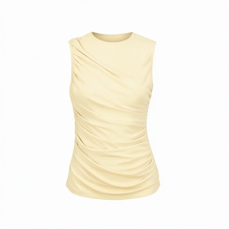 N-E-S | LYLA MESH TANK | LEMON