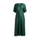 The N-E-S Remi Dress – a floaty chiffon maxi with kimono sleeves, V neckline and soft movement. Designed to layer over a N-E-S Lattice Slip. Made in NZ.