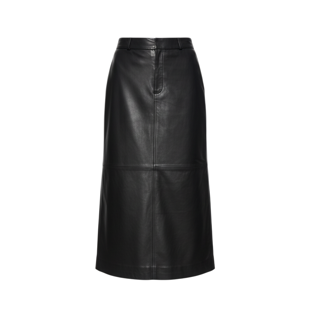 DEA THE LABEL |  VELOCITY LEATHER SKIRT | BLACK